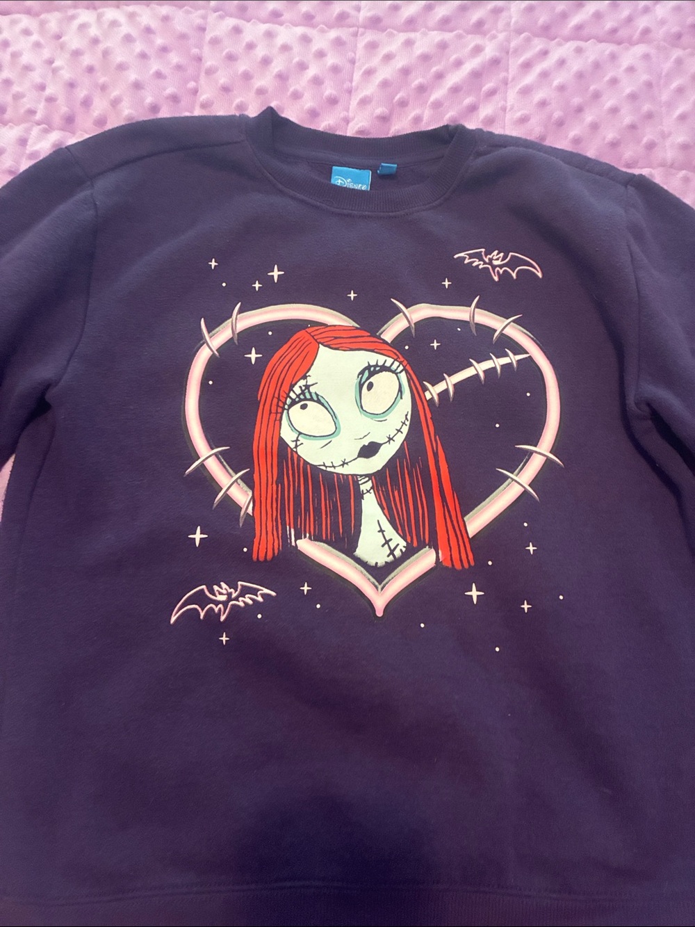 Girl’s Nightmare Before Christmas Sally sweatshirt